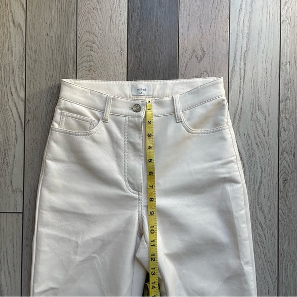 Wilfred Cream High-Waisted Pants - Picture 4 of 7